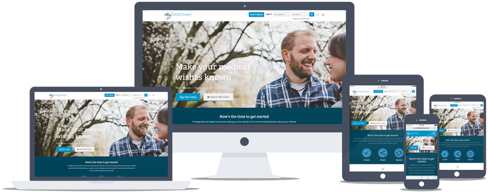 My Directices Website on Various Devices